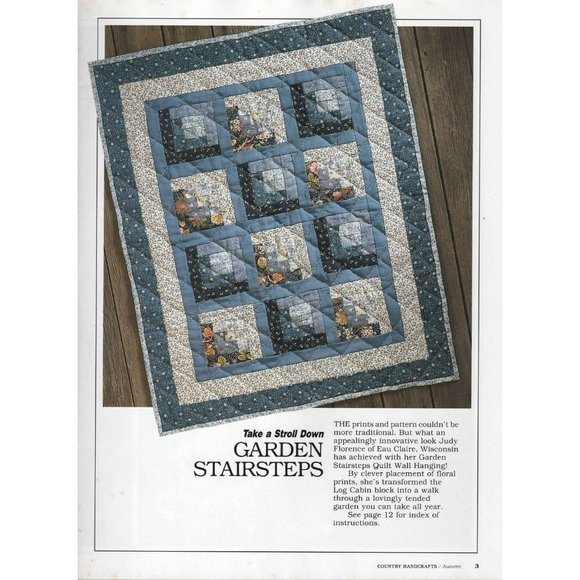 Country Handcrafts Autumn 1987 With Full Size Pull Out Patterns - Picture 2 of 6